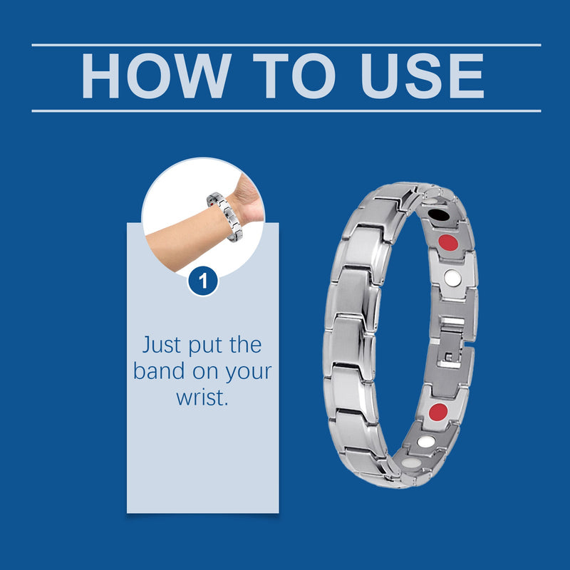 Houkea Men's Care Bracelet, Easy To Care For Comfortable Men's Body Fashion Wear Trend Care Bracelet