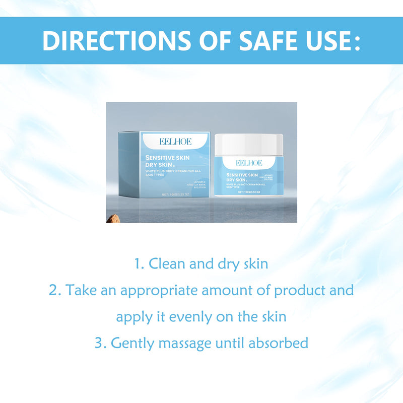 White Plus Body Cream, Collagen Firming And Moisturizing Skin Lines Moisturizing And Rejuvenating Maintenance Cream