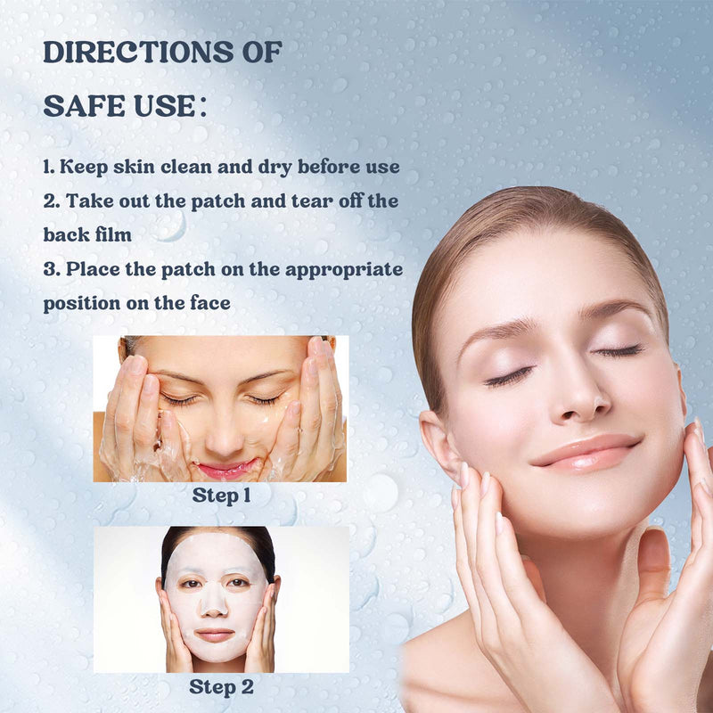 Collagen Mask Hydrates And Moisturizes Facial Skin Hydrating And Translucent Collagen Mask