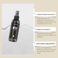 Onion Oil Hair Care Essential Oil Spray Gently Hydrates Hair Follicles Brightening Care Moisturizes And Softens Hair