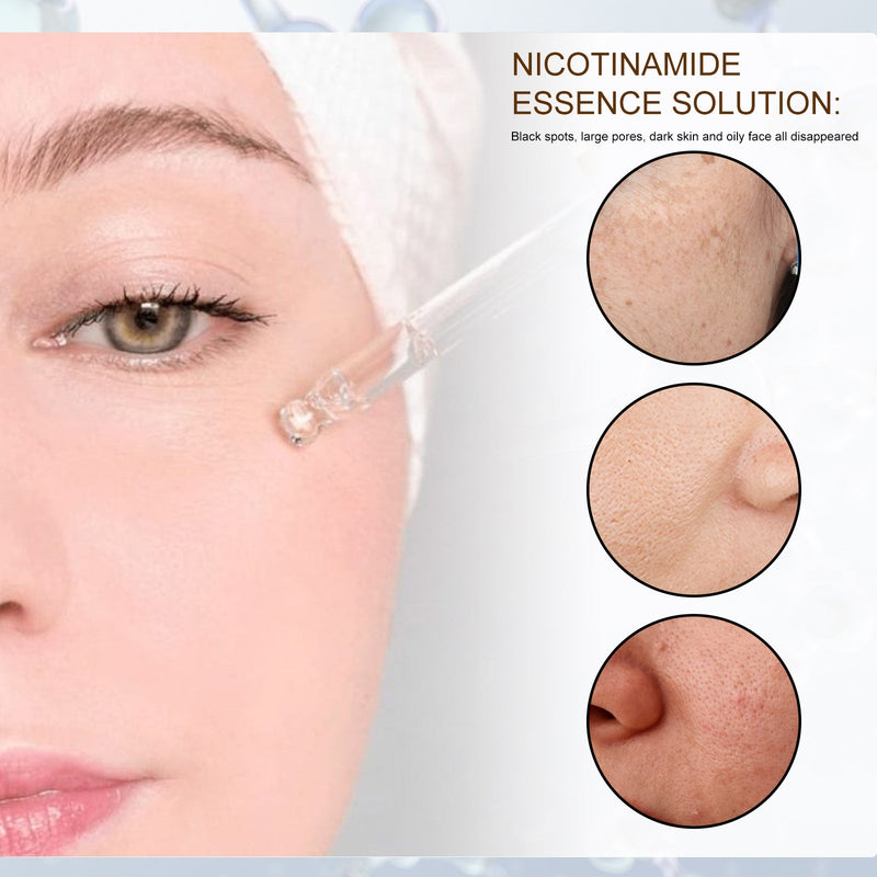 Shrink Pore And Brighten Skin Essence, Moisturize And Lighten Spots Shrink Pores Nicotinamide Original Solution Essence
