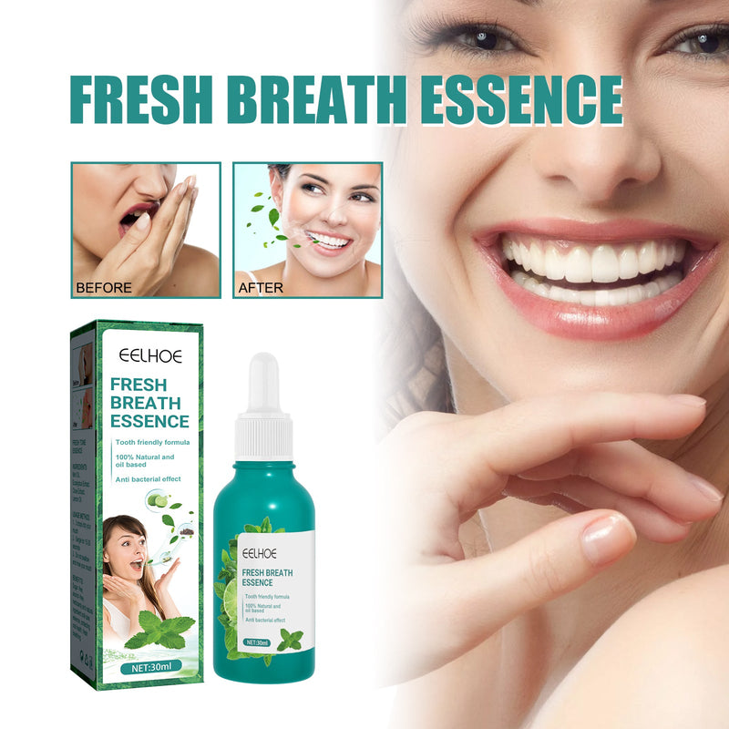 EELHOE Fresh Breath Essence, Cleans Bad Breath And Leaves Fresh Breath Mint Scent  Essence
