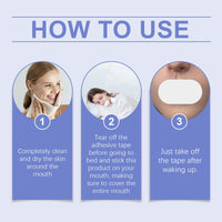 Houkea Sleep Improvement Patch, Night Body Care Patch Reduces Mouth Opening, Soothes Snoring And Gently Pampers Sleep