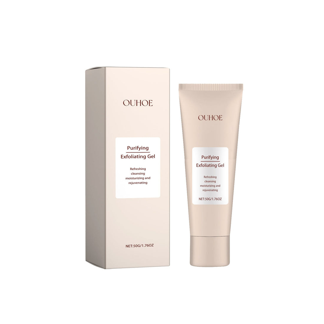 OUHOE Purifying Exfoliating Gel, Skin Mildly Tender Skin Cutin Clean Pores Blackhead Gel