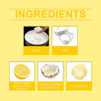 Milk Flavored Tallow Soap Moisturizes And Cleanses Pores With Bath Soap For Delicate Skin