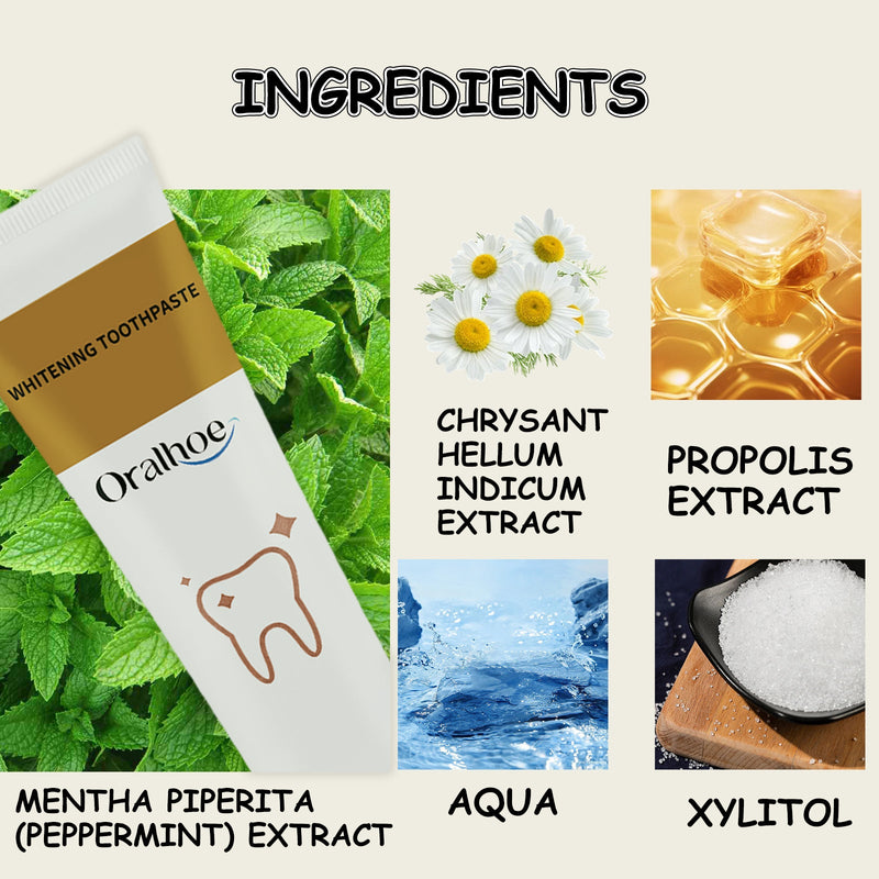 Probiotic Whitening Toothpaste, Cleaning Stains Whitening Teeth Care Gums Oral Care Toothpaste