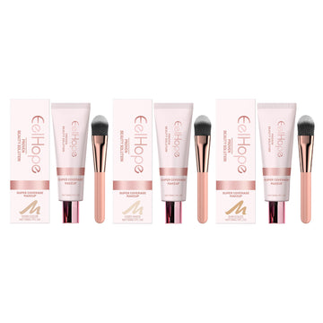 Eelhope Concealer Liquid Foundation Natural Lightweight Moisturizing And Brightening Concealer Strong Oil Control Concealer Liquid Foundation