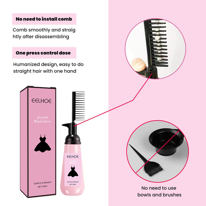 EELHOE Hair Straightening Cream, Hair Care Smooth Smooth Smooth Hair Care Cream