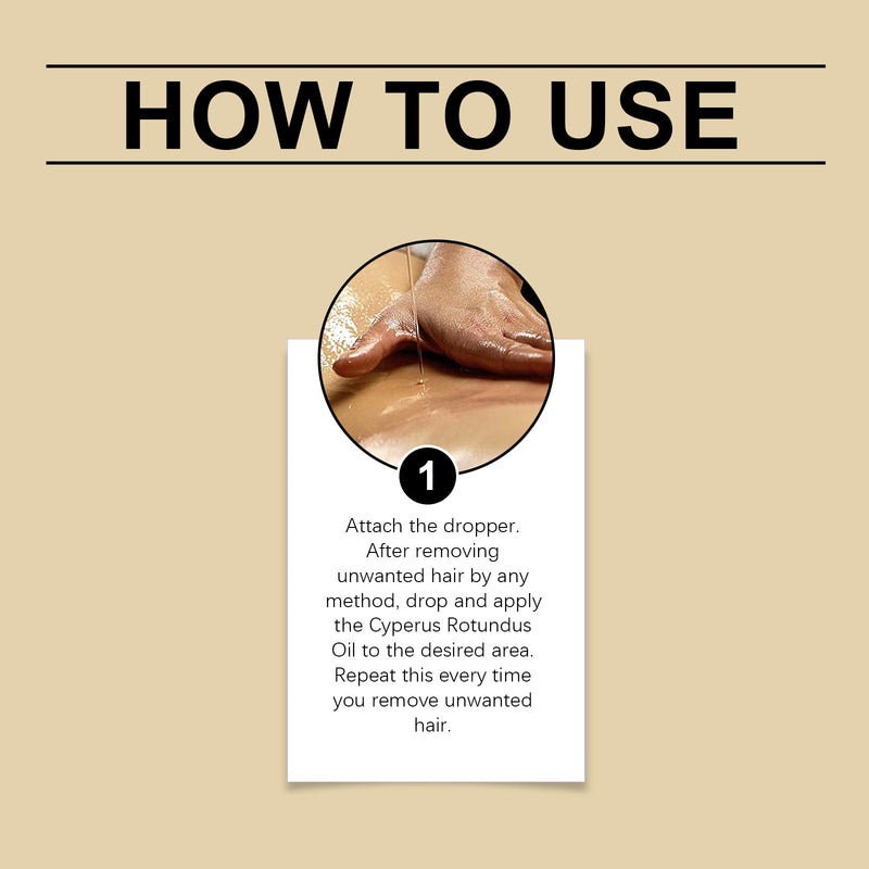 Perfumed Hair Removal Oil, Plant Essential Oil Gentle Care Smooth Body Skin Hair Removal Oil