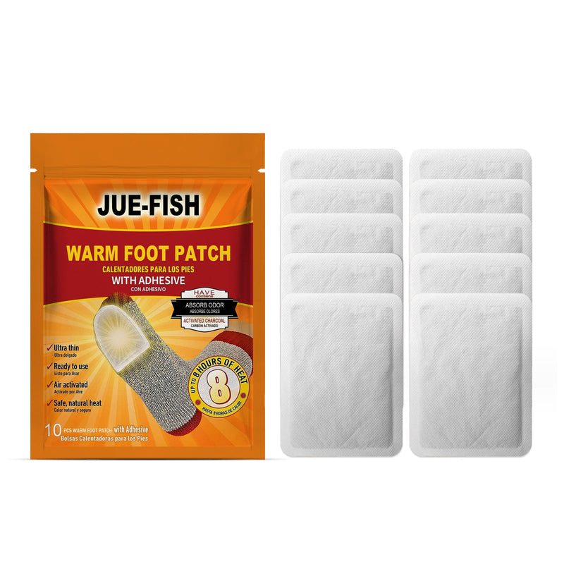 Jue-Fish Foot Warm Patch, Warm Portable Disposable Heat And Cold Warm Foot Patch