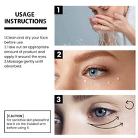 Instant Firming Eye Cream, Reduces Wrinkles, Dark Circles And Bags Under The Eyes, Hydrates And Tightens Eyes Cream