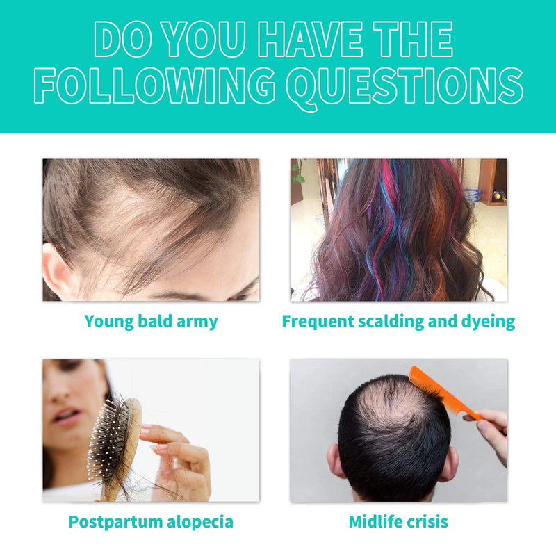 OUHOE Hair Care Ball Essence Scalp Massage Care Gentle Nourishing Care Soft Hair Care Essential Oil