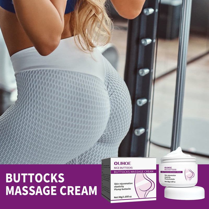 OUHOE Buttocks Massage Cream, Butt Massage Treatment Firming And Toning Up Buttocks And Slimming Up Hips Cream