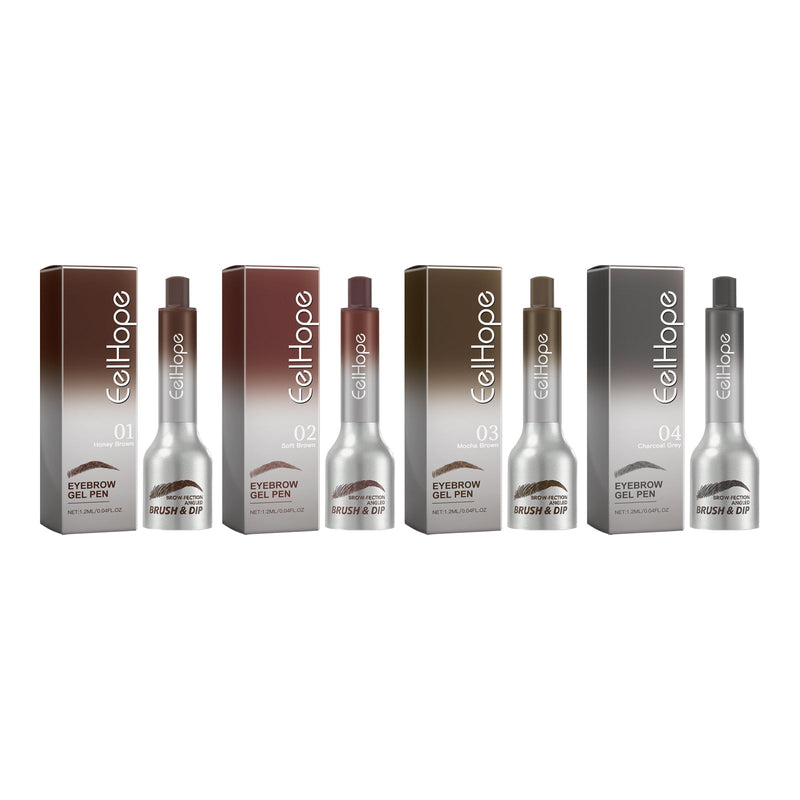 Pressure Air Cushion Brow Cream Not Easy To Smudge Without Removing Makeup To Create Three-Dimensional Natural Long-Lasting Air Cushion Eyebrow Cream