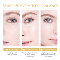 24k Gold Eye Mask, Fading Fine Lines And Dark Circles Moisturizing And Firming Eye Mask