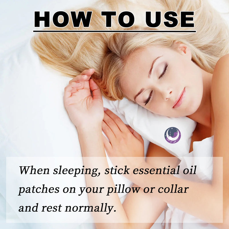 Ximonth Essential Oil Goodnight Patch Pamper Helps To Fall Asleep Quickly And Relieves Body Stress, Fatigue And Discomfort Sleep Patch
