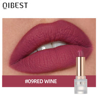 QIBEST Lipstick Velvet Matte Lipstick Not Easy To Fade Easy To Color Matte Lipstick