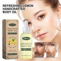 Refreshing Lemon Handcrafted Body Oil, Chun White Brighten The Moist Skin Moisturizing Body Oils
