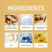 Hoegoa Ginger Shampoo Soap For Scalp Daily Cleanses Frizzy Hair, Nourishes And Softens Hair Shine Treatment Soap
