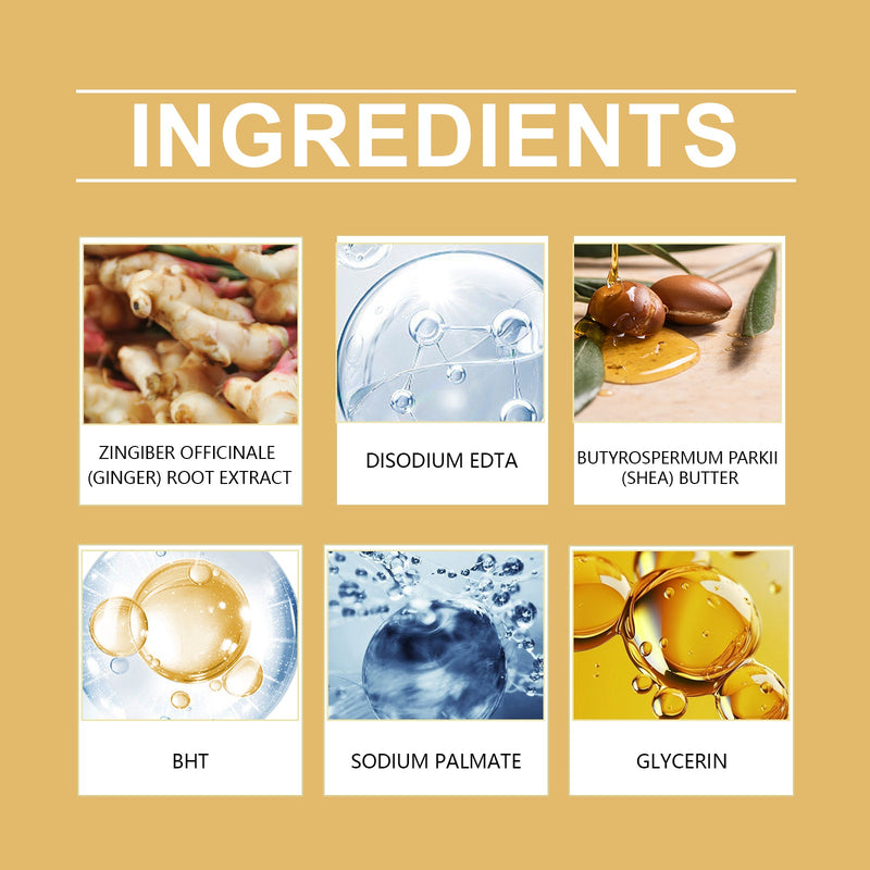 Hoegoa Ginger Shampoo Soap For Scalp Daily Cleanses Frizzy Hair, Nourishes And Softens Hair Shine Treatment Soap