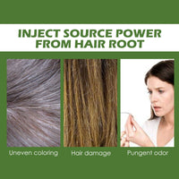 Plant Bubble Hair Natural Black Hair Dark Hair Hair Care Easy Color Lasting Mild Not Irritating