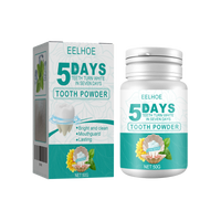 5 Day Whitening Tooth Powder, Clean Teeth Remove Dirt Plaque Fresh Mouth Clean Teeth Powder