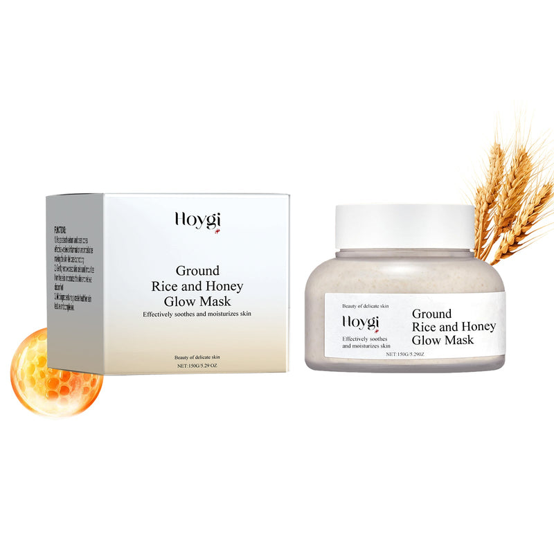 Rice Honey Moisturizing And Brightening Mask Hydrates, Moisturizes, Nourishes And Improves Facial Skin Shine