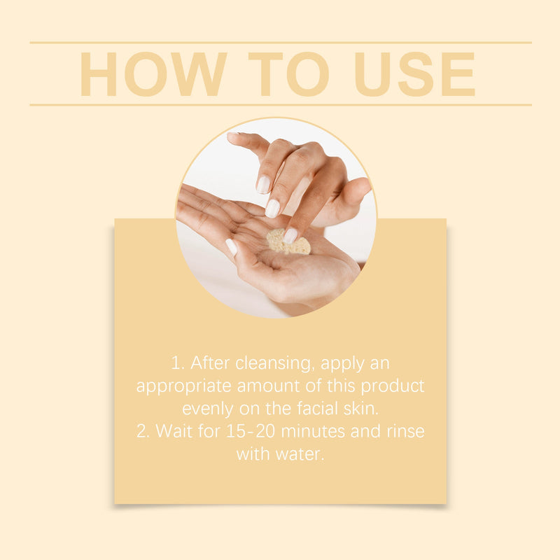 Hoygi Honey Rice Moisturizing Mask Facial Cleansing Mud Mask Hydrating And Hydrating Soft Skin Mask