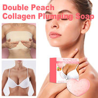 Double Peach Plump Chest Soap, Firming Chest Skin Firm Moisturizing Anti-Sagging Shower Soap