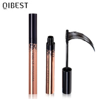 QIBEST Mascara Natural Slender Curling Waterproof Anti-Sweat Mascara Magic Thick And Long Without Blooming