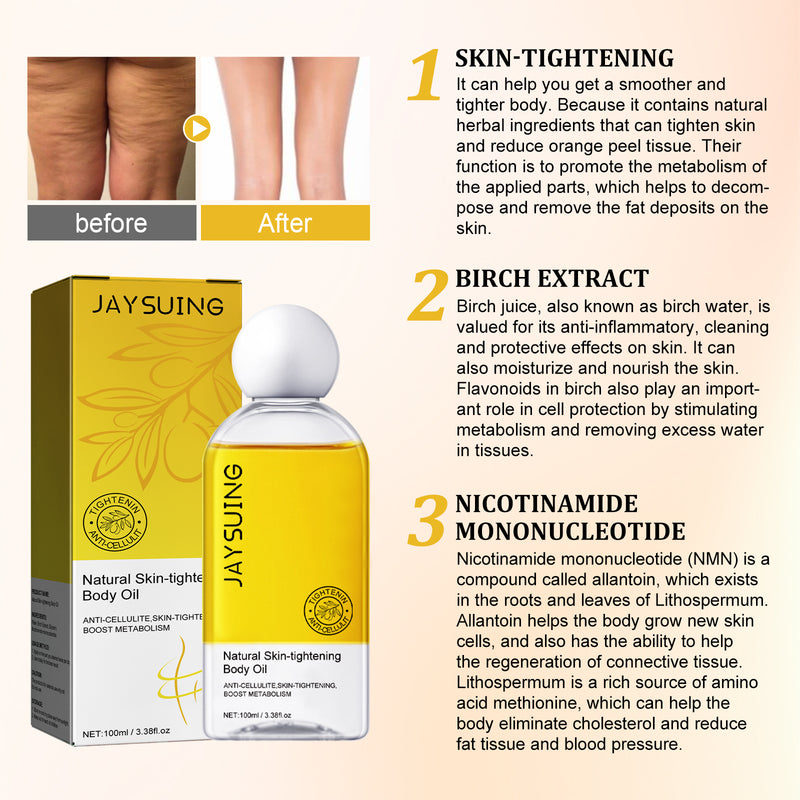 Firming Body Oil, Anti-Orange Peel Moisturizing Slimming Beauty Skin Oil