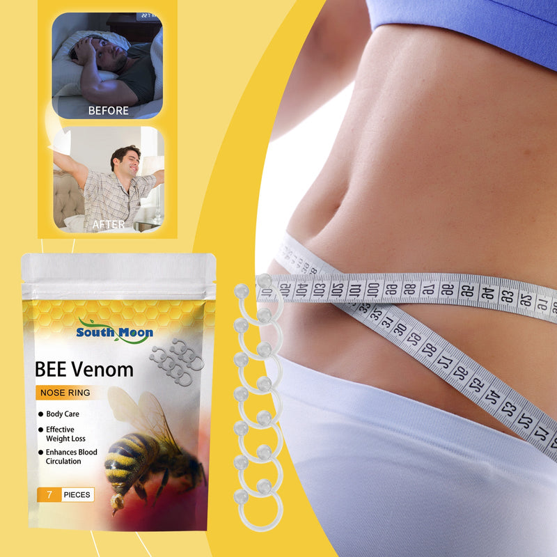 Body Shaping Bee Venom Nose Ring, Light Abdominal Beauty Show Body Figure Tight Skin Body Care