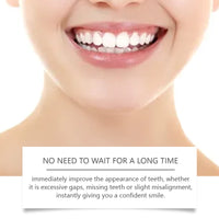 Adjustable Buckle Dentures, Artificial Braces Dentures Temporary Filling Orthodontic Dental Care