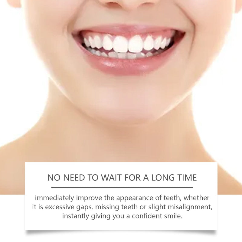 Adjustable Buckle Dentures, Artificial Braces Dentures Temporary Filling Orthodontic Dental Care