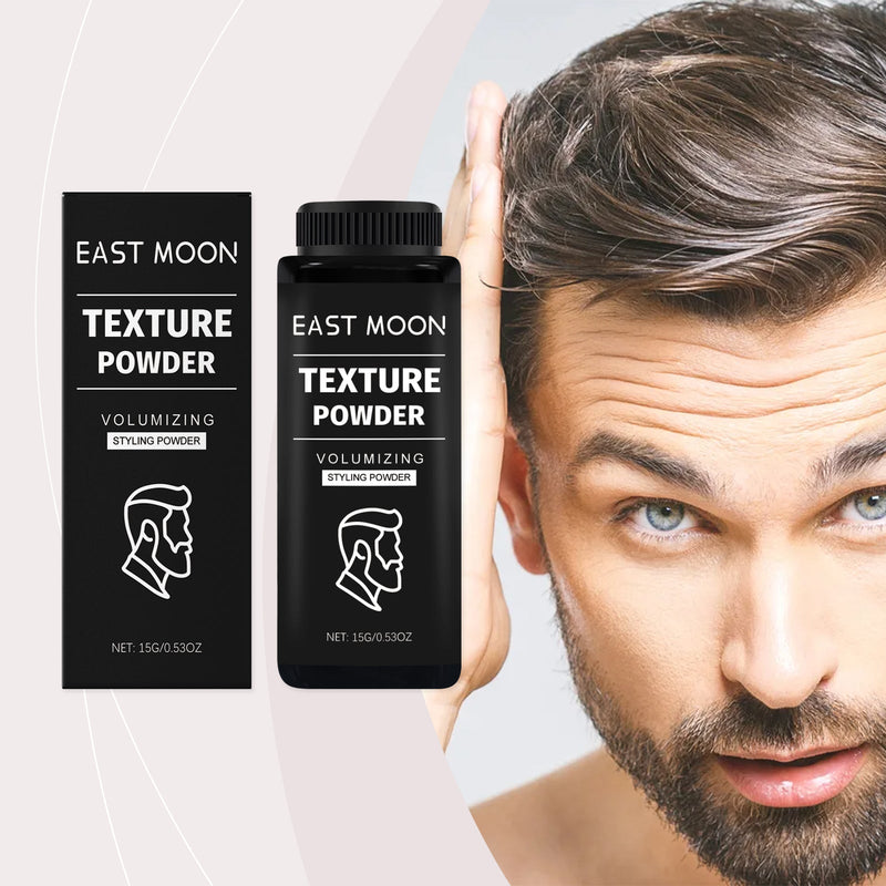 East Moon Men's Styling Volumizing Powder, Fluffy Hair Quality Control Oil Refreshing Hair Care Styling Hair Texture Powder