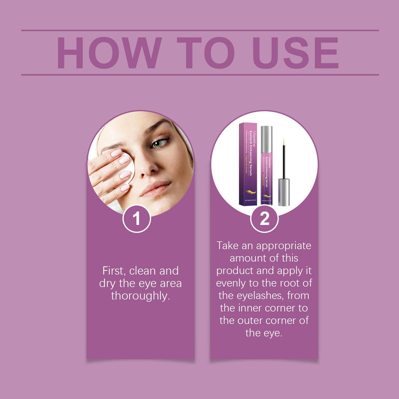 Viareline Eyelash Enhancing Serum, Beautiful Eyelash Roll Become Warped Natural Powder Long Lasting Makeup Moisturizing