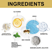 Bee Venom Gingival Toothpaste, Cleaning Stains Breath Fresh Whitening Toothpaste