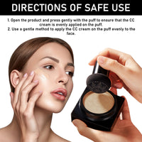 Beauty Cream, Cover Facial Blemishes Light Natural Base Makeup Long-Lasting Makeup Cushion