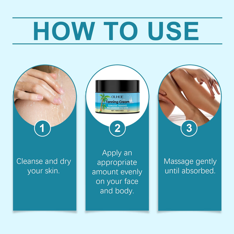OUHOE Nourishing Skin Anti-Sunburn Anti-Tanning Tan Moisturizing And Gentle Care Skin Care Anti-Tanning Cream