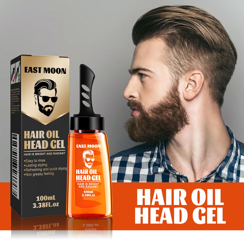 Men's Hair Wax Comb Retro Oily Head Big Back Hair Shape Moisturizing And Long-Lasting Comb One Comb To Set The Shape