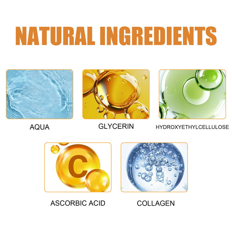 Vitamin C Collagen Facial Essence, Hydrating And Moisturizing Smooth Day And Night Hydrating Facial Essence
