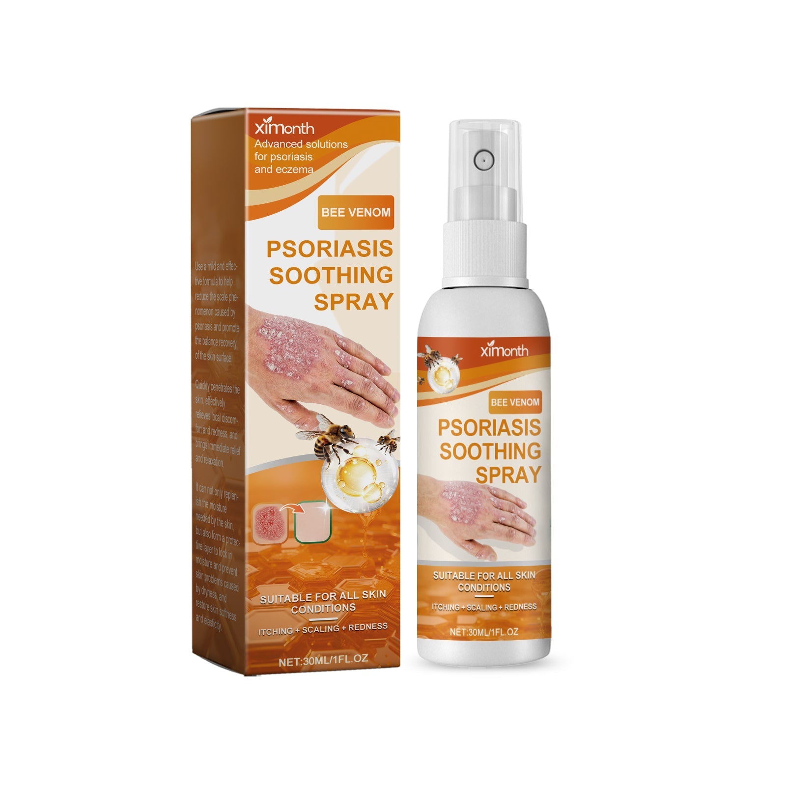 Moss Care Spray Repair Skin Moss Moisturizing Skin Anti-Itch Treatment Topical Spray