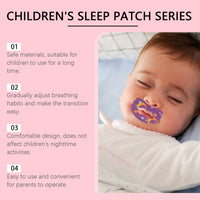 Wiieey Children's Sleep Patch, Protect Children Sleeping At Night Sleep Anti-Snoring Sleep Aid Patch