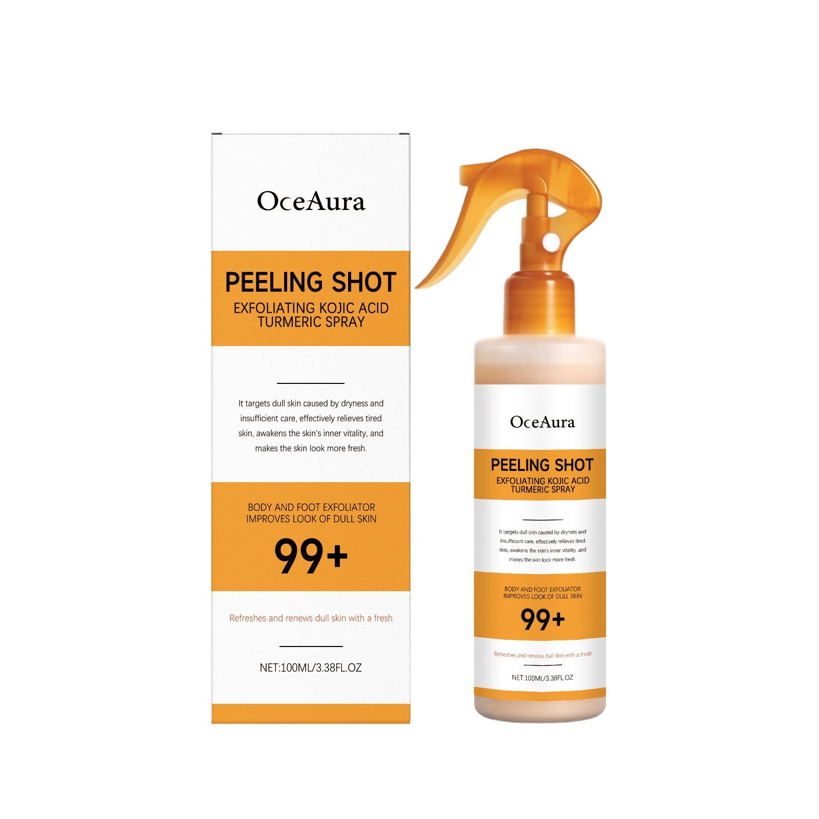 OCEAURA Kojic Acid Turmeric Cutin Cleaning Spray
