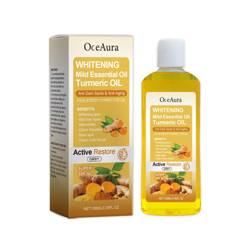 Turmeric Body Care Oil, Nourishing And Hydrating Body Care Oil For Daily Skin Care