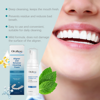 Oralhoe Orthodontics Cleaning Mousse Stain Cleaning Oral Care Care For Dentures Hygiene
