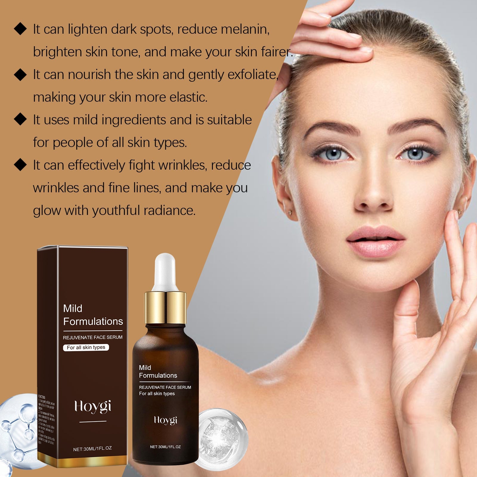 Hoygi Face Care Essence Moisturizes, Hydrates, Rejuvenates And Nourishes Skin With Gentle Ingredients
