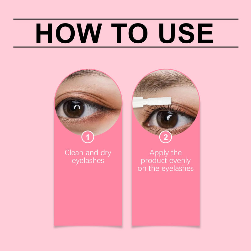 Eelhope Eyelash Care Liquid, Gentle Ingredients Natural Moisturizing, Moisturizing And Lustrous Portable Eyelash Care Essence