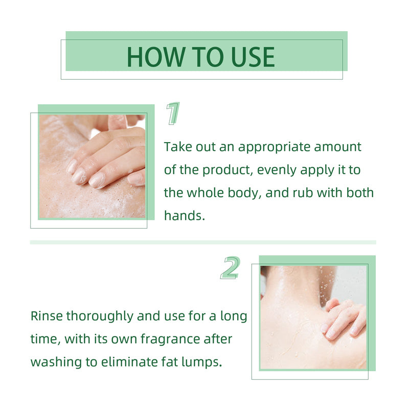 Avocado Ice Cream Body Scrub Deeply Cleanses Skin Exfoliation, Softens And Tightens Skin