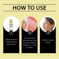 Moisturizing Setting Spray Natural And Easy To Remove Moisturizing Long-Lasting Portable Makeup Spray